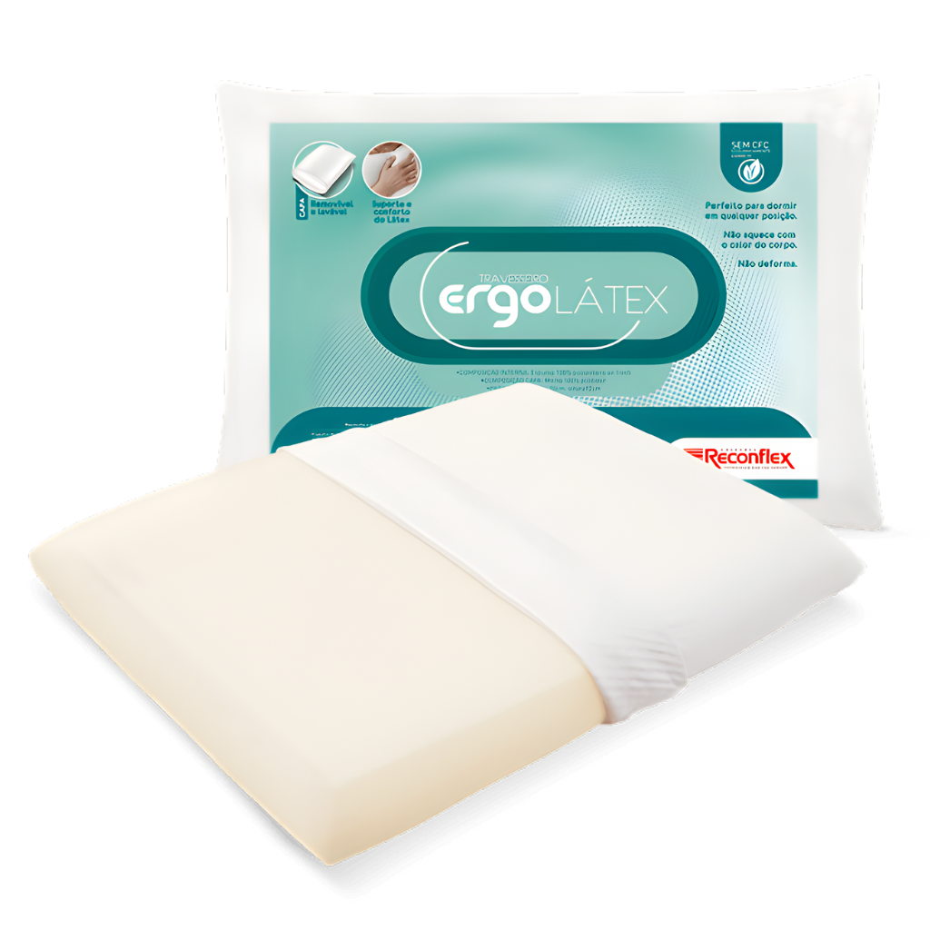 Travesseiro Ergolátex Reconflex 50x70x12