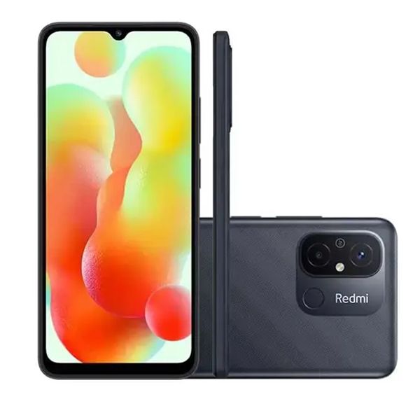 Celular Xiaomi Redmi 12C 128GB Dual - Cinza Quadriband - CX358CIN 