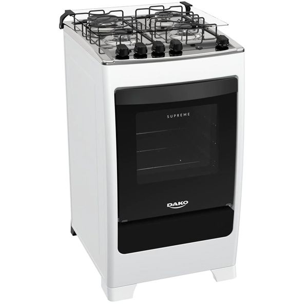 Fogão Dako Supreme 4 Bocas Acendimento Automático Bivolt - Branco