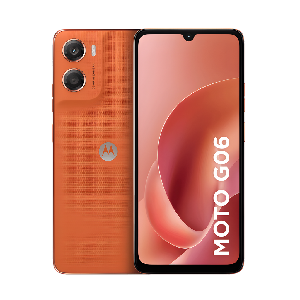 Celular Motorola Moto G06, 128GB, LARANJA QUADRIBAND - PB9U0001BR