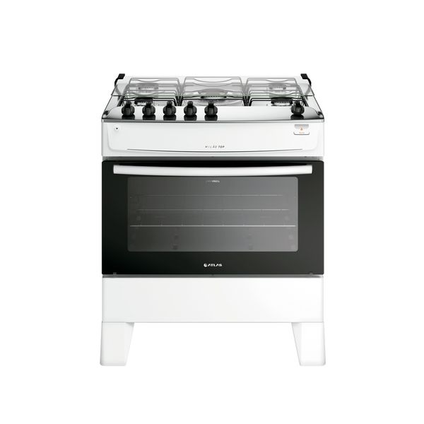 Fogão Atlas 5 Bocas Milao Top, Branco