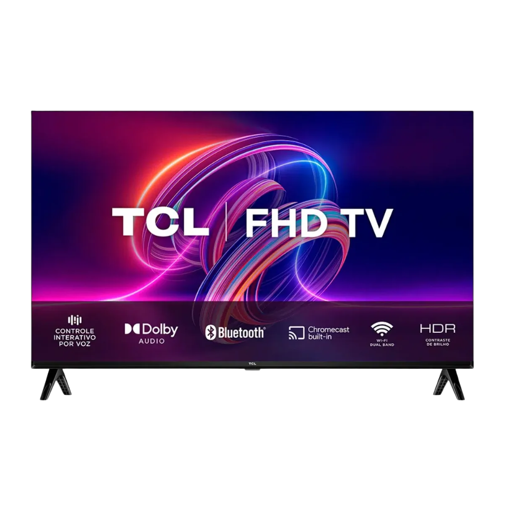 Smart Tv TCL 40" Em Led Wifi Full HD Comando De Voz - 40S5400A