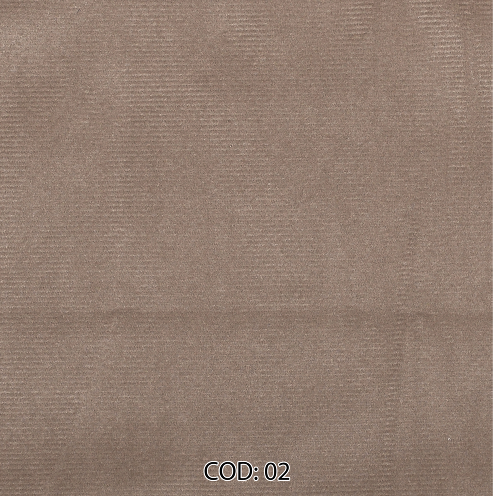 Cabeceira Mega Estofados Rominha (Cor: Chocolate 02) Casal 1,40mx1,27mx10Cm