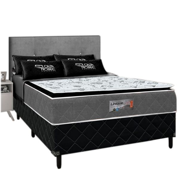 Cama Unibox Casal - Pillow - Caza Nobre - Unique Confort (0,64x1,38x1,88)