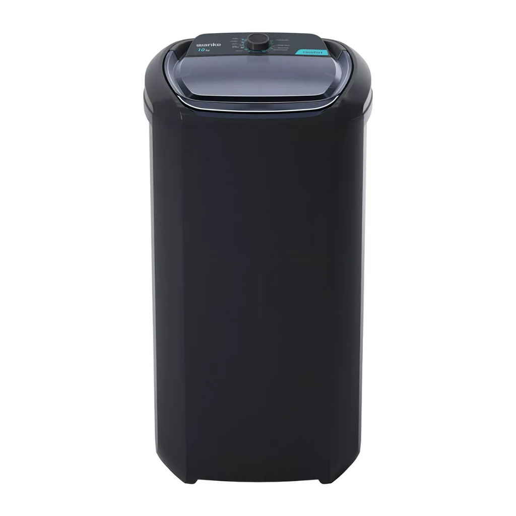 Lavadora de Roupas Wanke Semiautomática - 10Kg - Cat Comfort - Black - 220V, 60hz