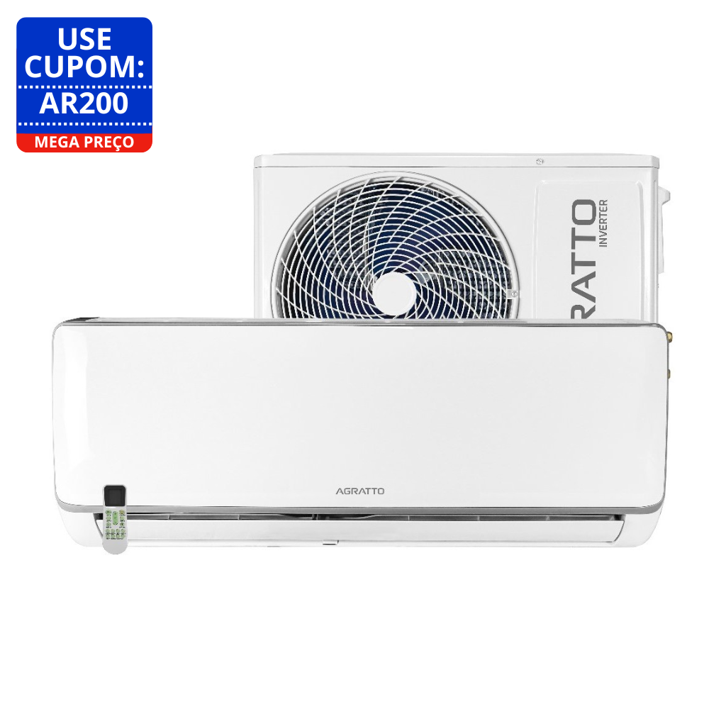 Ar-Condicionado Agratto Split Inverter Neo ICS12F-02 12.000 KBTU