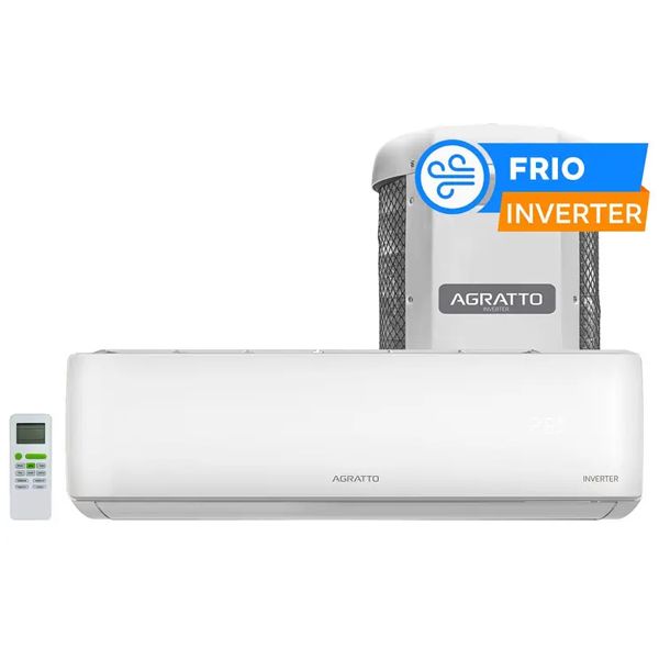 Ar-condicionado Split Agratto Inverter 18.000 BTUs Frio, 220Volts - LCST18F-02I
