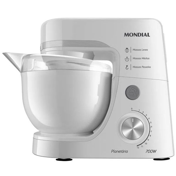 Batedeira Mondial Planetaria Tigela Pp BP,03-W 220V,60HZ, Branca