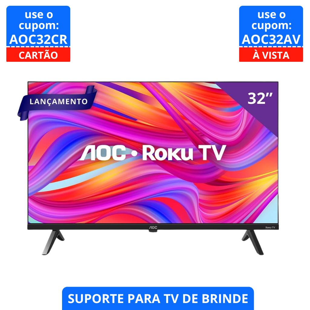 Smart TV AOC LED 32" HD TV - 32S5045