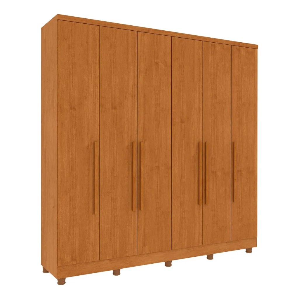 Guarda Roupas/Roupeiro Tcil Veneza Com Pés - Cinamomo/Cinamomo