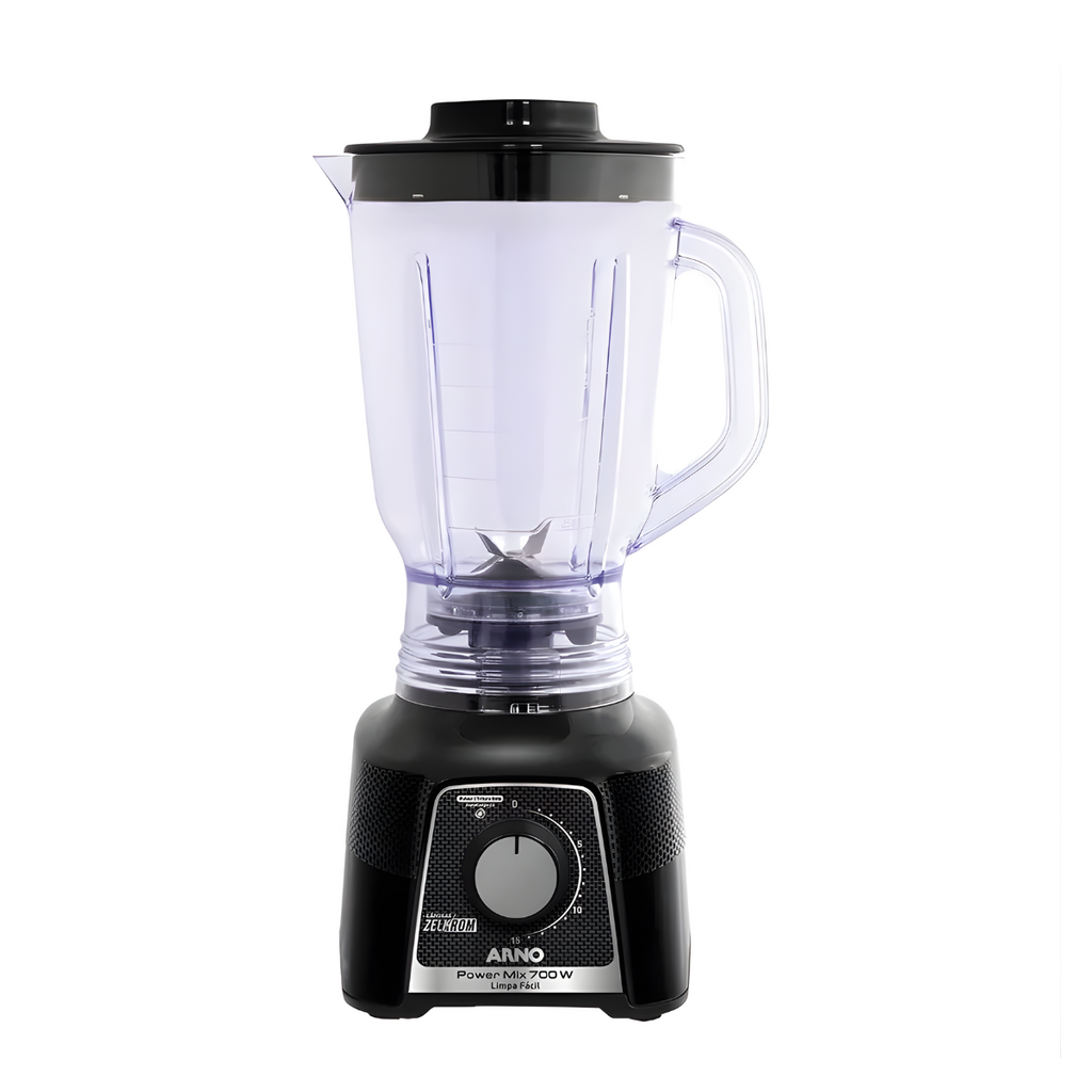 Liquidificador Arno Power Mix Limpa Facil 700W 15 Velocidades Preto - 220V