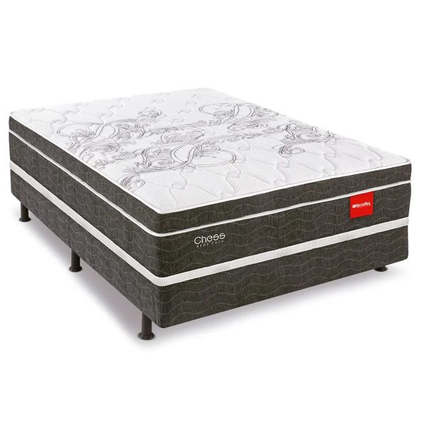 Cama Box Reconflex Casal Conjugada Chess Molas Ensacadas 520x1880x1380 mm