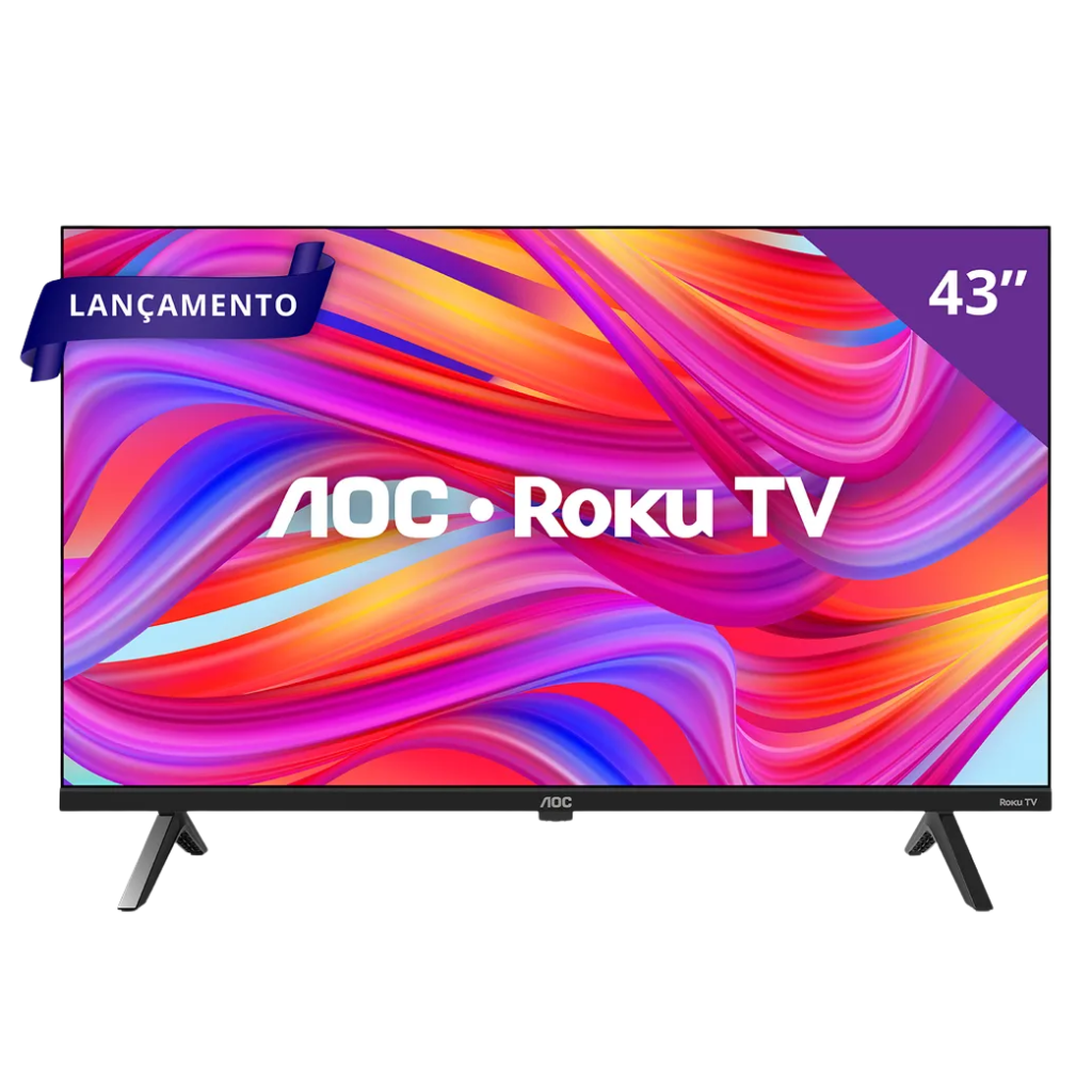 Smart Tv 43" Aoc Roku Em Led Wifi Full Hd - 43S5155/78