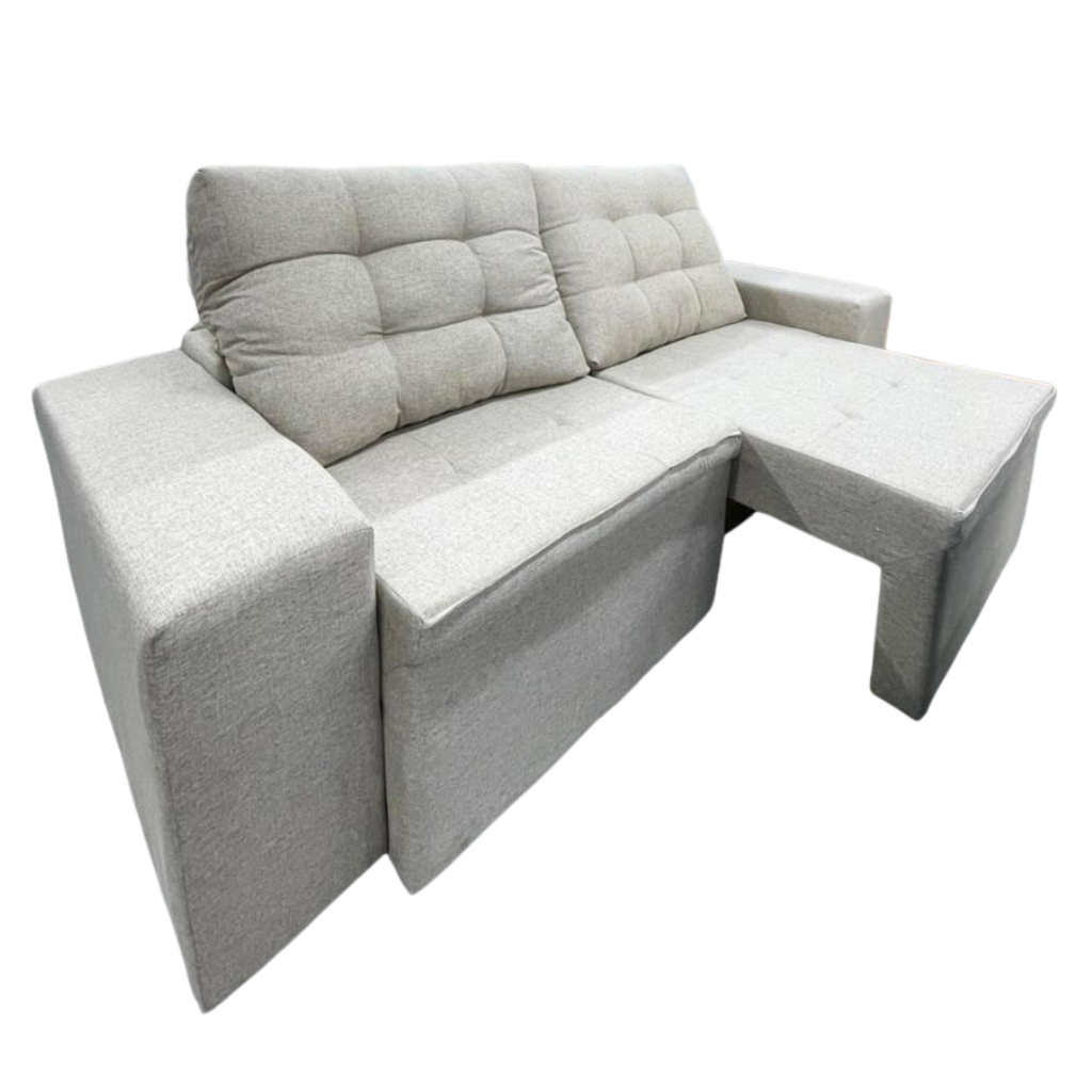 Sofa J Confort Viero 2 Lugares Retratil - Linho 08