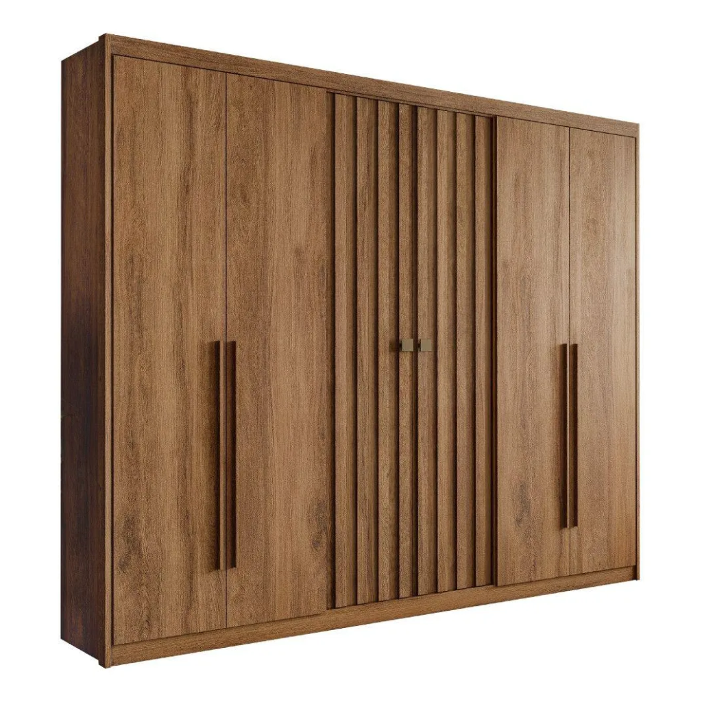 Roupeiro/Guarda Roupas Carraro Vancouver 1171 6 Portas 3 Gavetas MDP-Fre/Lin/Fre