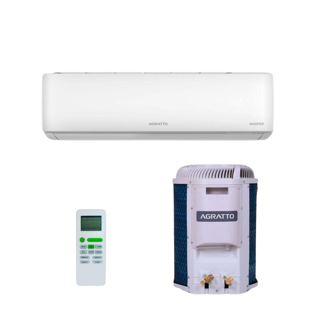 Ar-Condicionado Agratto Split LIV Inverter Top - 12.000 KBTU - Condensadora Redonda - LCST12F-02I
