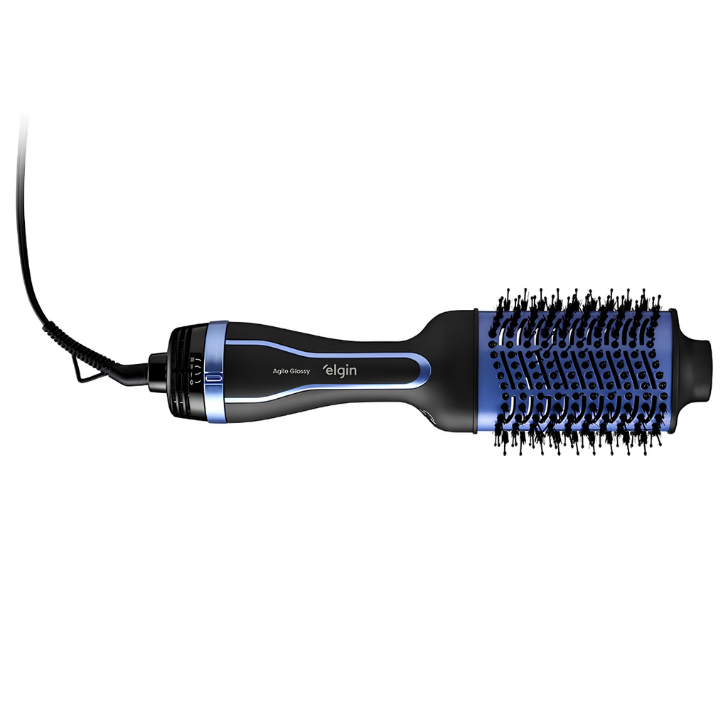 Escova Elgin Secadora e Modeladora 1300W - Azul e Lilás 