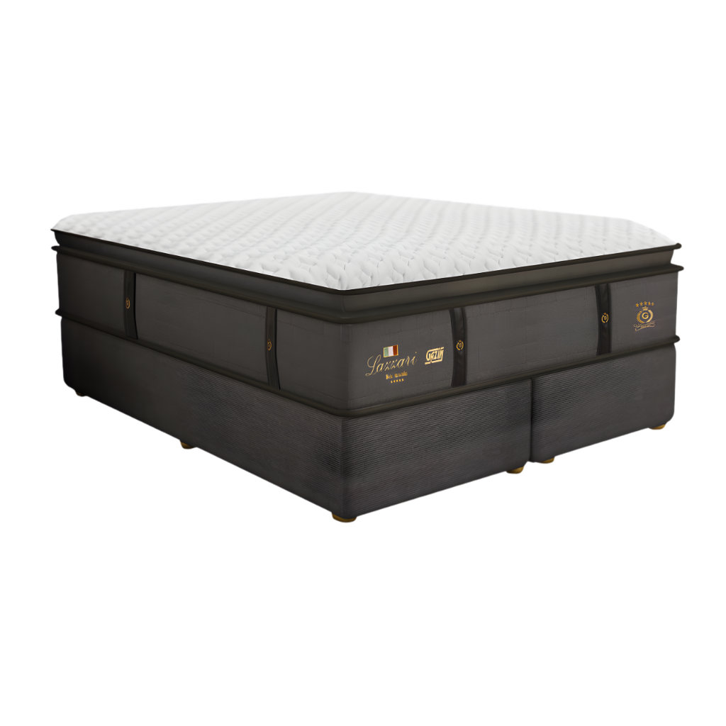 Cama Box Gazin Lazzari King Molas Ensacadas Linho Chumbo