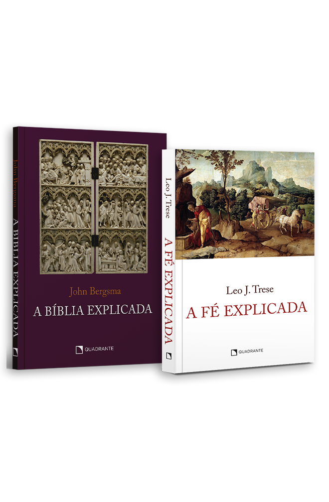 Kit: Livro A Bíblia explicada e Livro A fé explicada — Edição especial limitada — 2 volumes