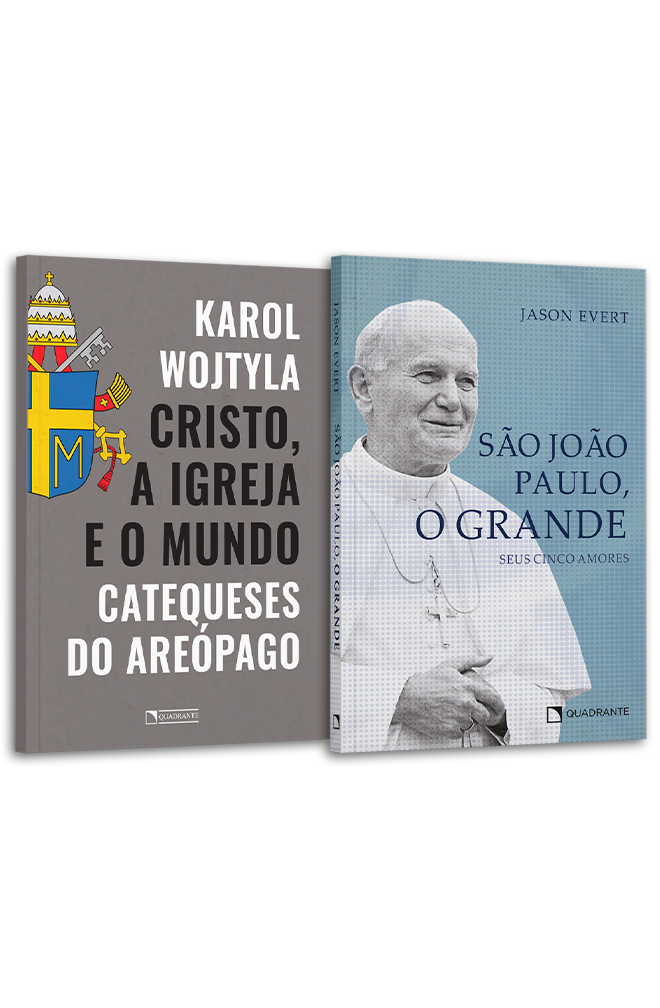 Kit: Cristo, a Igreja e o mundo: Catequeses do Areópago e São João Paulo, o Grande: Seus cinco amores — 2 volumes