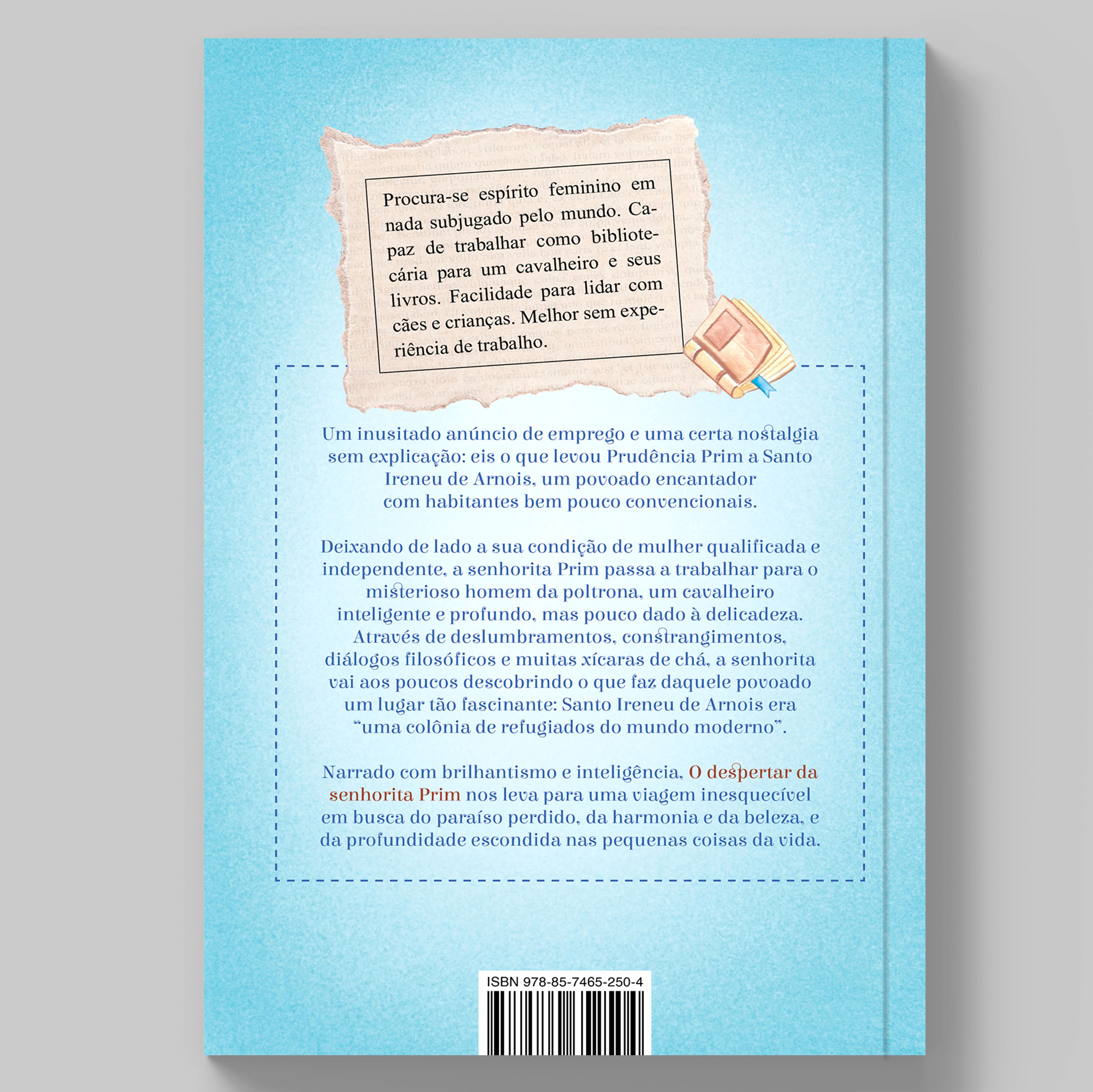 Livro O despertar da Senhorita Prim