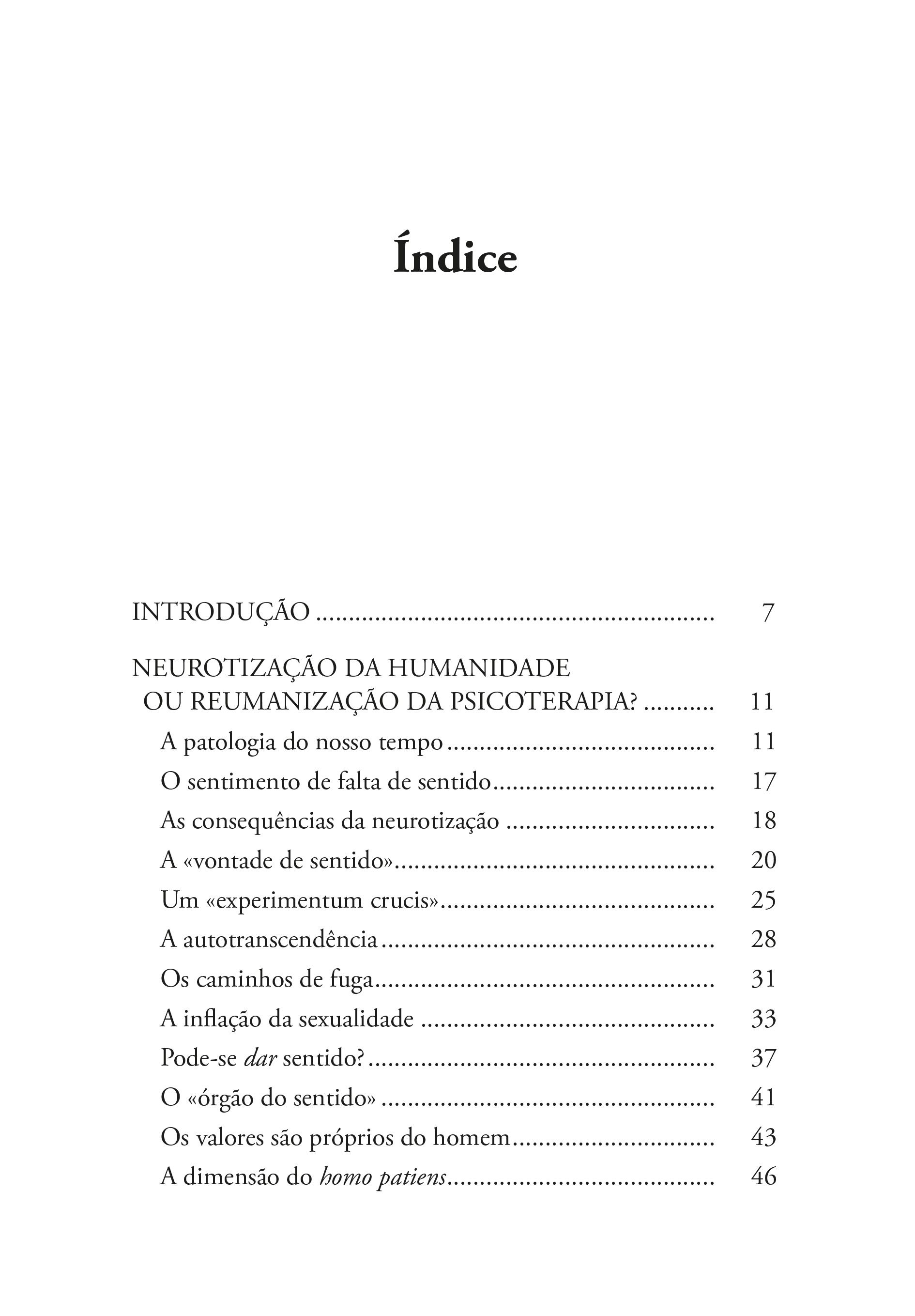Livro Sede de sentido