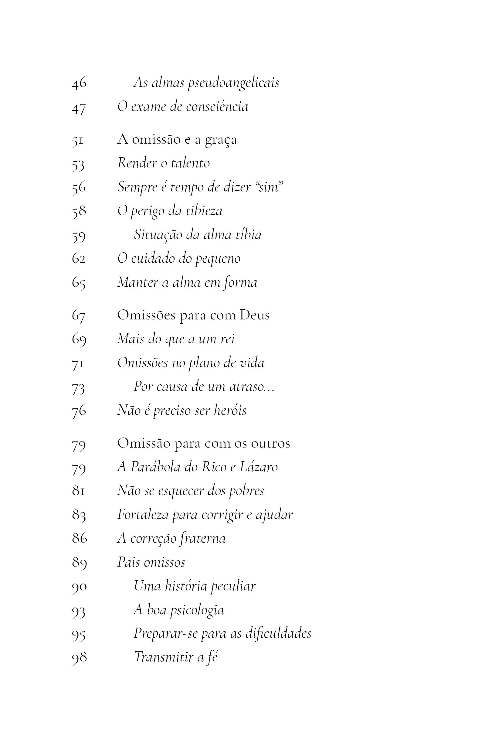 Livro Omissões: O bem que não fazemos