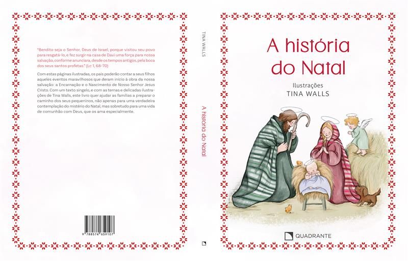 Livro A história do Natal — Capa dura