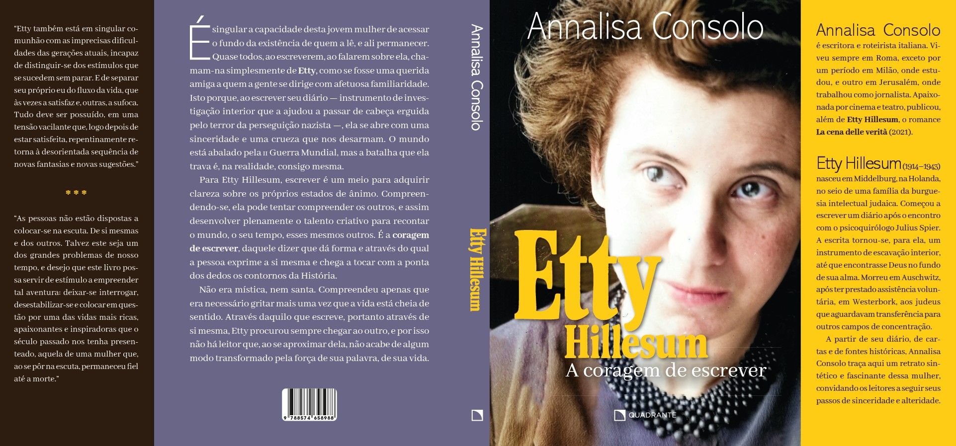 Livro Etty Hillesum - A coragem de escrever