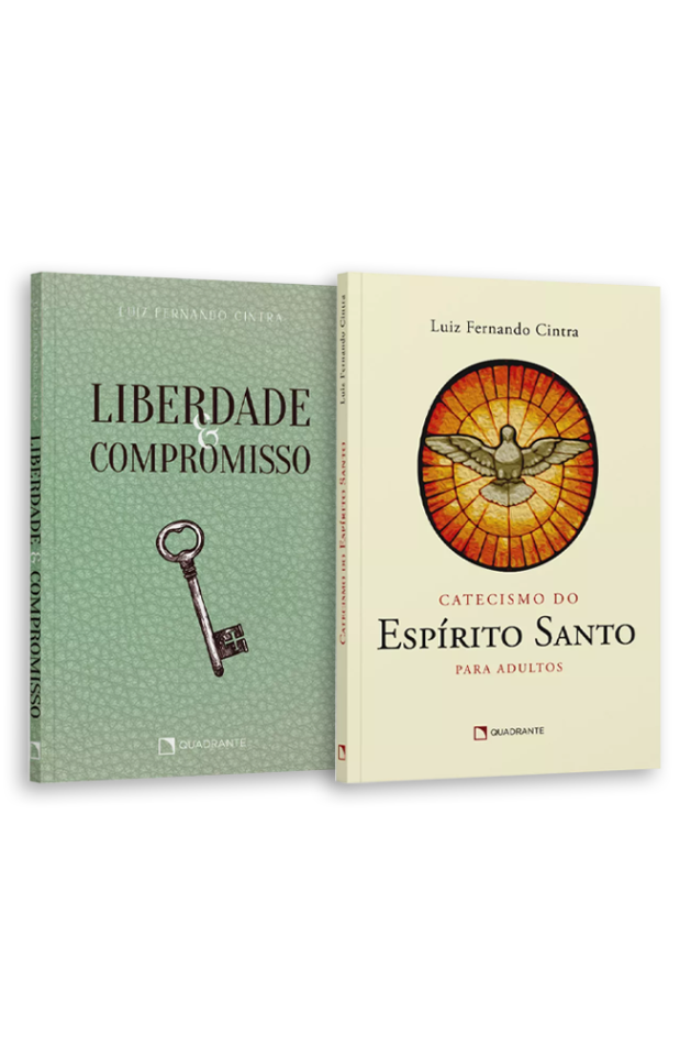 Kit: Livro Liberdade e compromisso e Livro Catecismo do Espírito Santo para adultos — 2 volumes