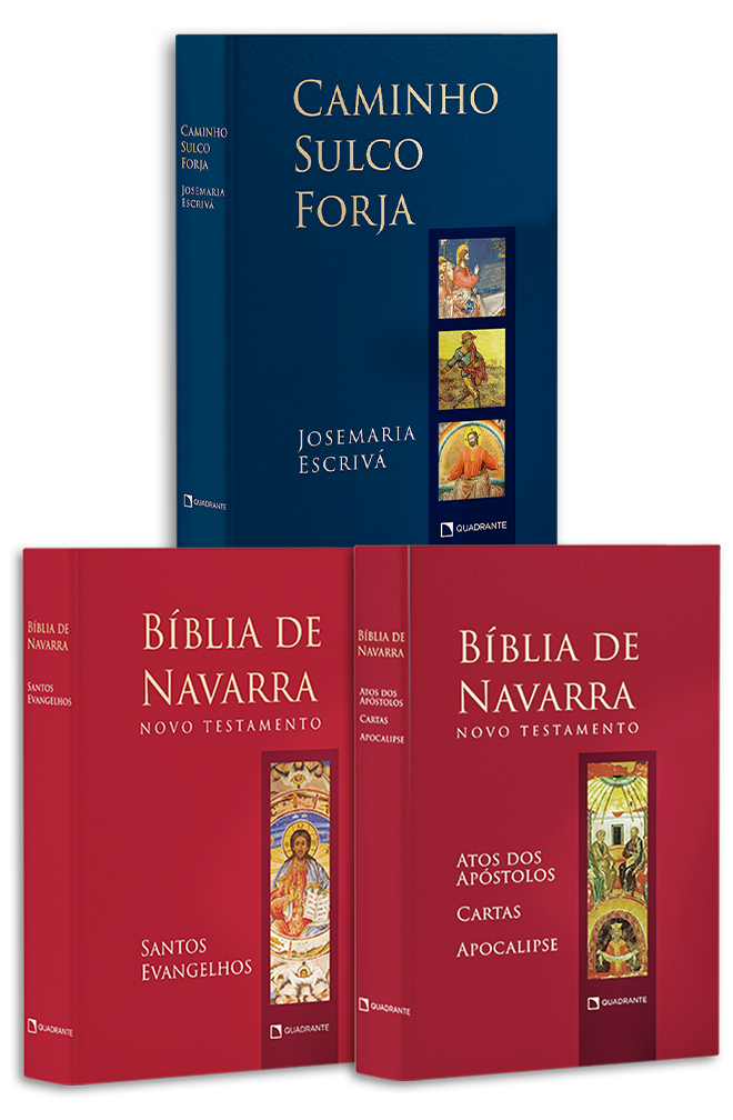 Coleção Premium Caminho, Sulco e Forja e Bíblia Vol. I e II — 3 volumes