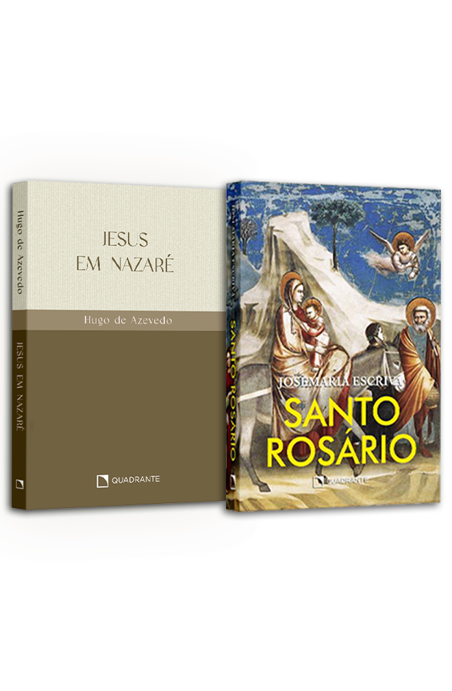 Kit: Jesus em Nazaré e Santo Rosário — 2 volumes