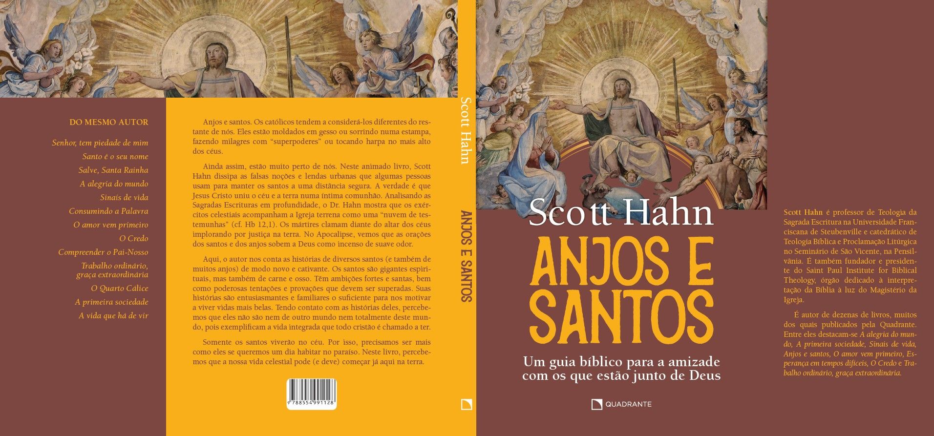 Livro Anjos e santos