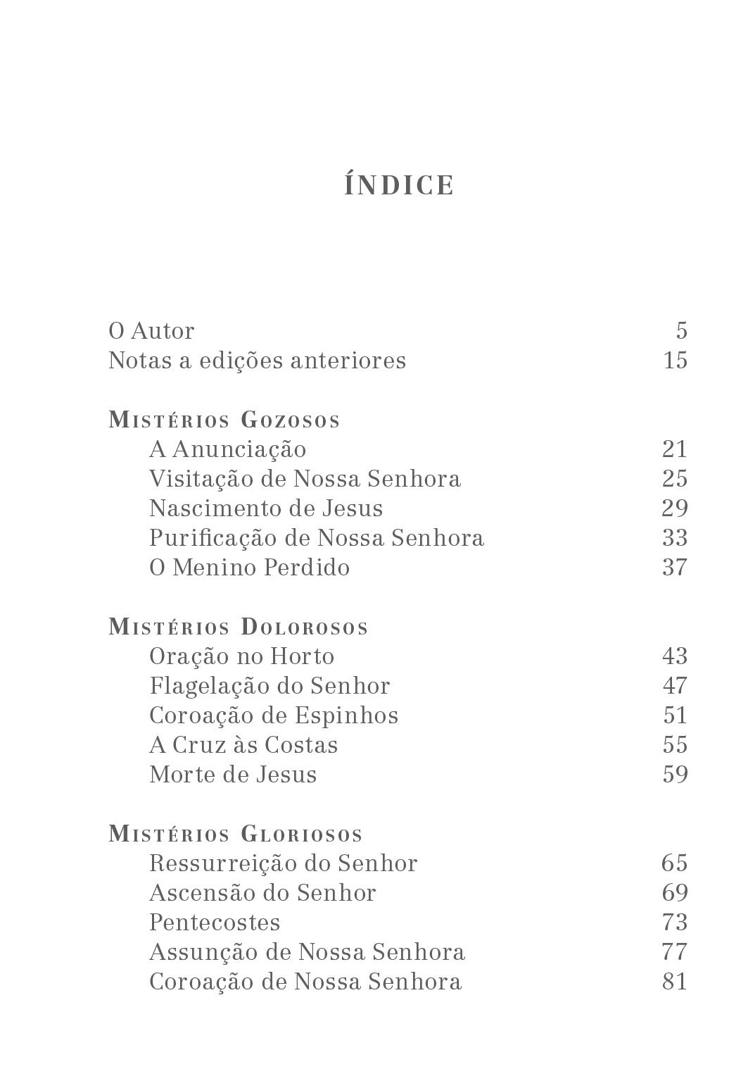 Pocket Santo Rosário — Coleção São Josemaria Escrivá — Capa branca