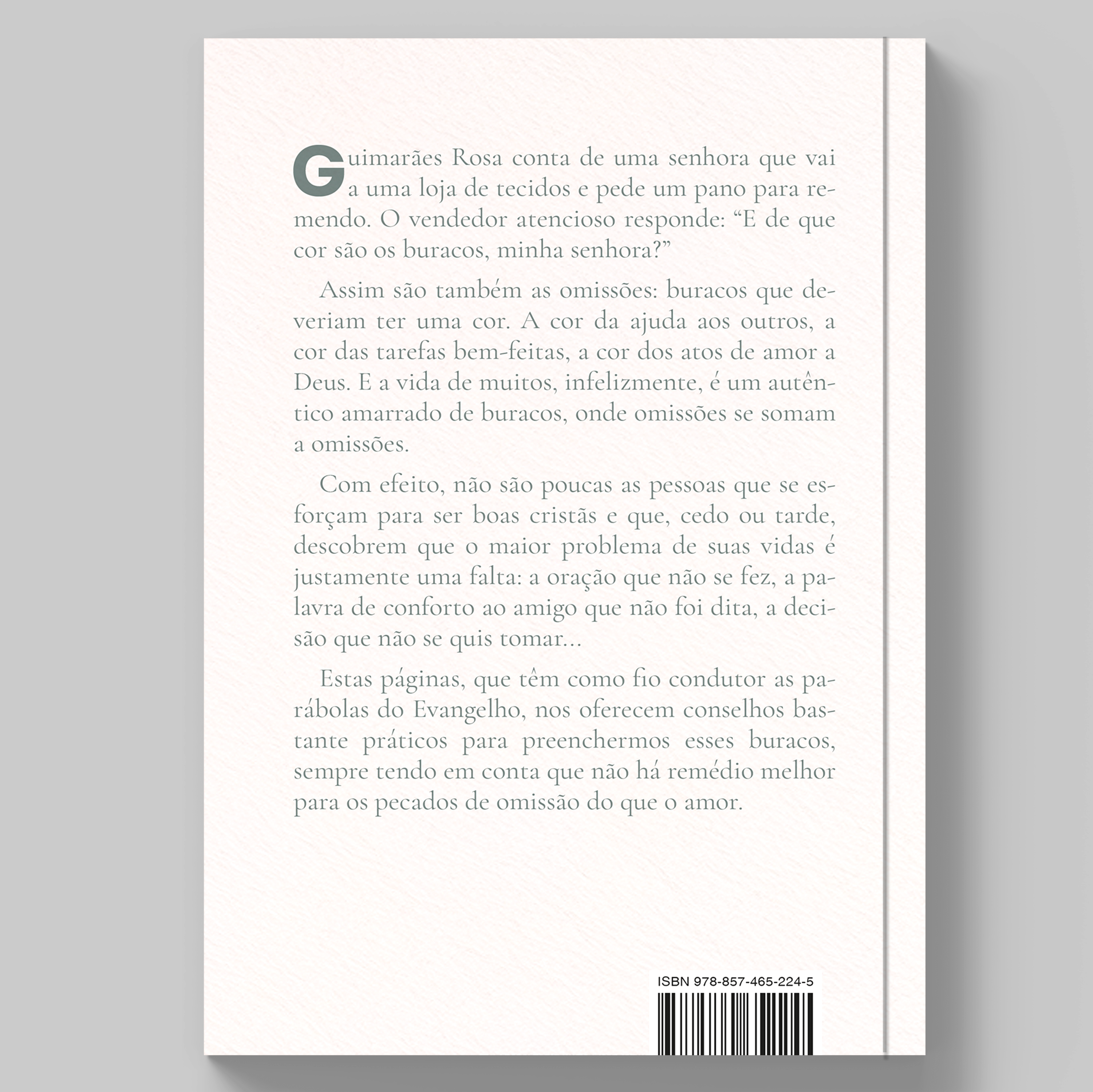 Livro Omissões: O bem que não fazemos