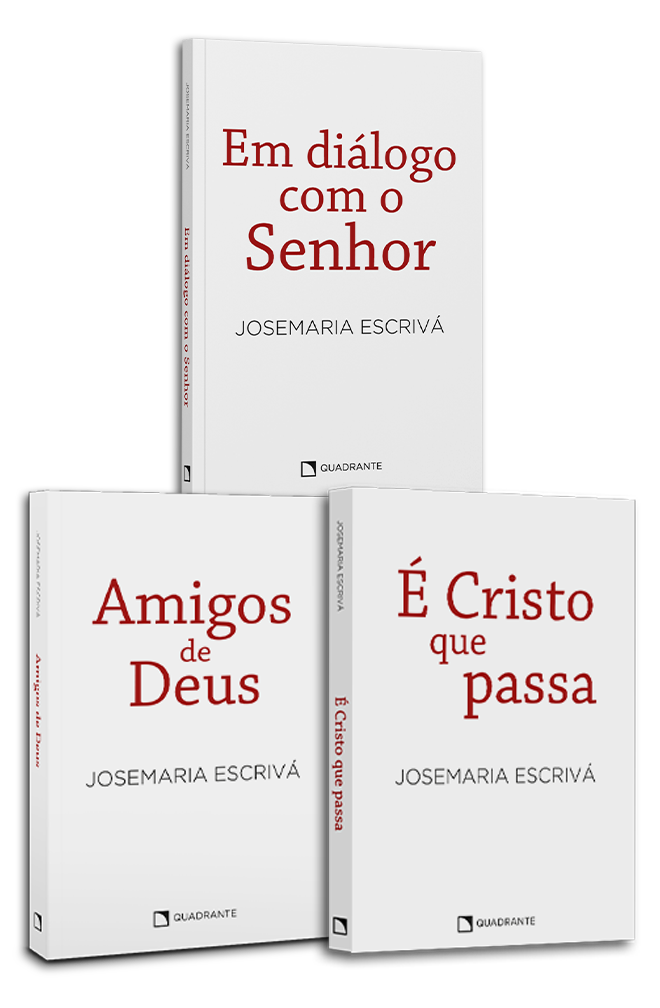 Coleção homílias e pregações de São Josemaria Escrivá – Capa branca
