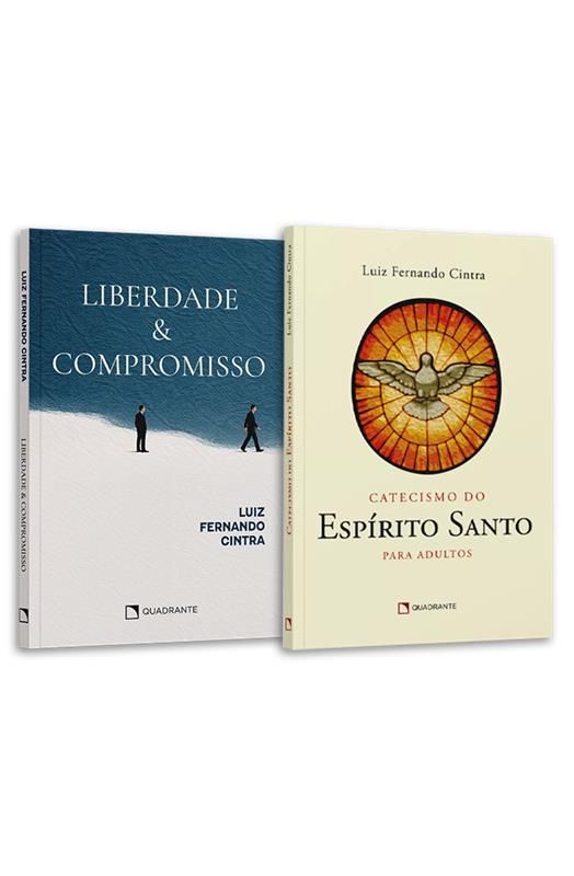 Kit: Livro Liberdade e compromisso e Livro Catecismo do Espírito Santo para adultos — 2 volumes