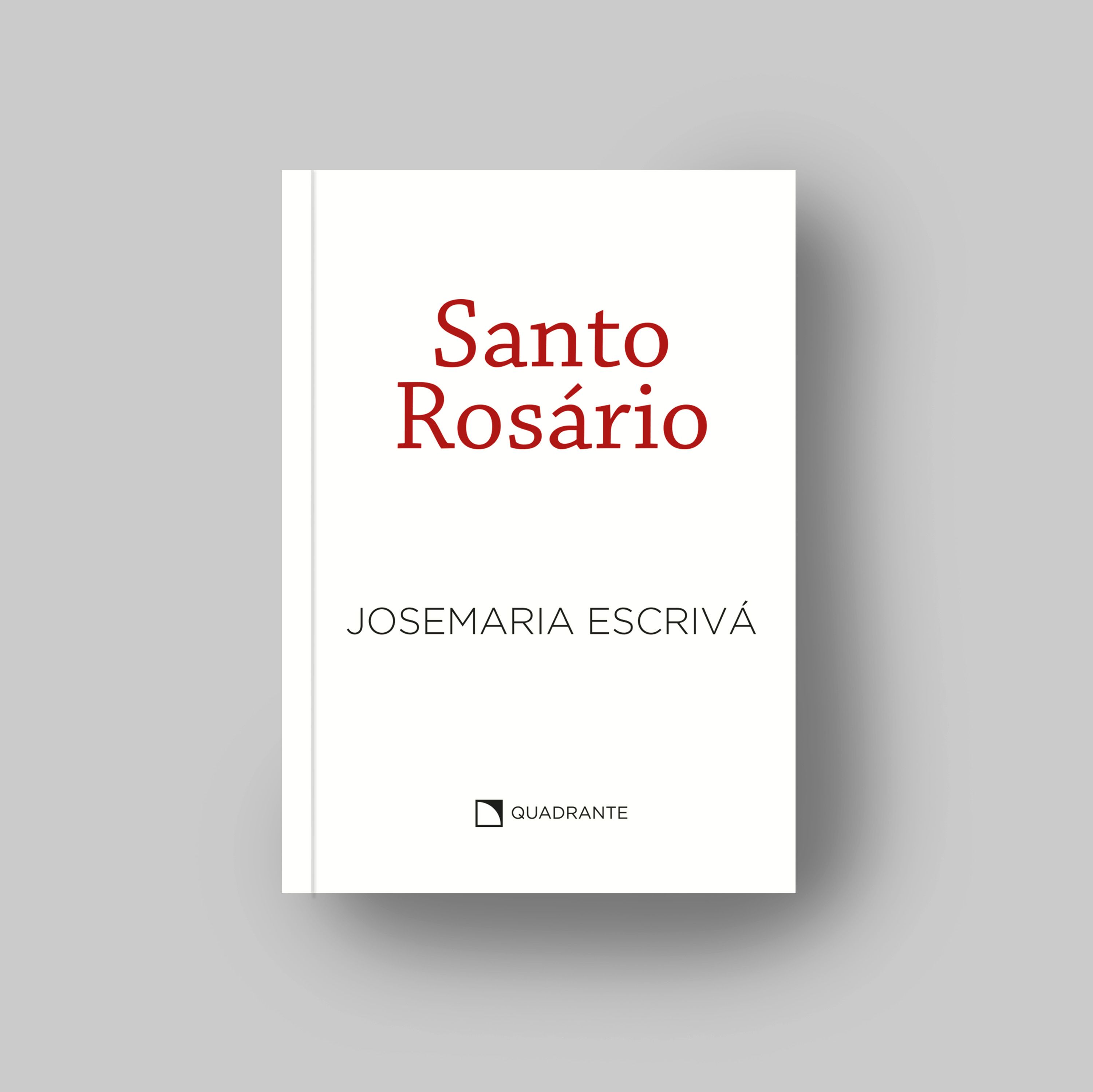 Pocket Santo Rosário — Coleção São Josemaria Escrivá — Capa branca