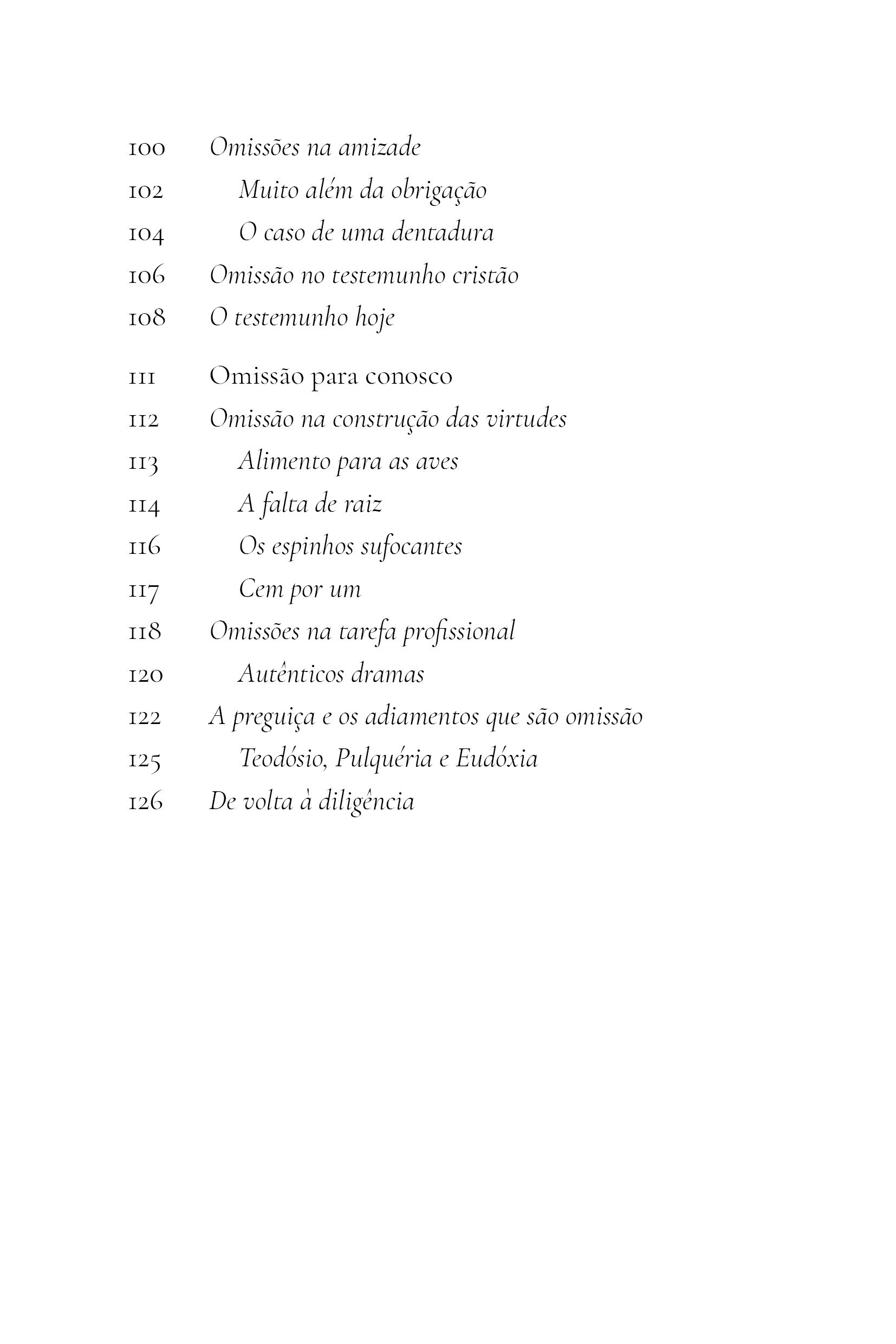 Livro Omissões: O bem que não fazemos