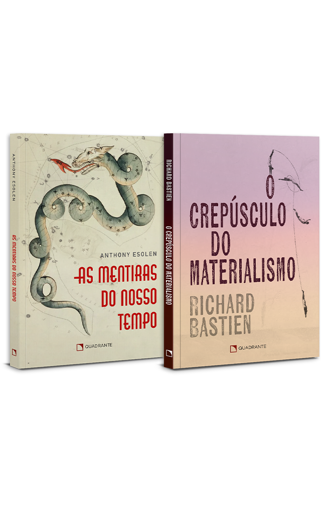 Kit: As mentiras do nosso tempo e Livro o Crepúsculo Do Materialismo — 2 volumes