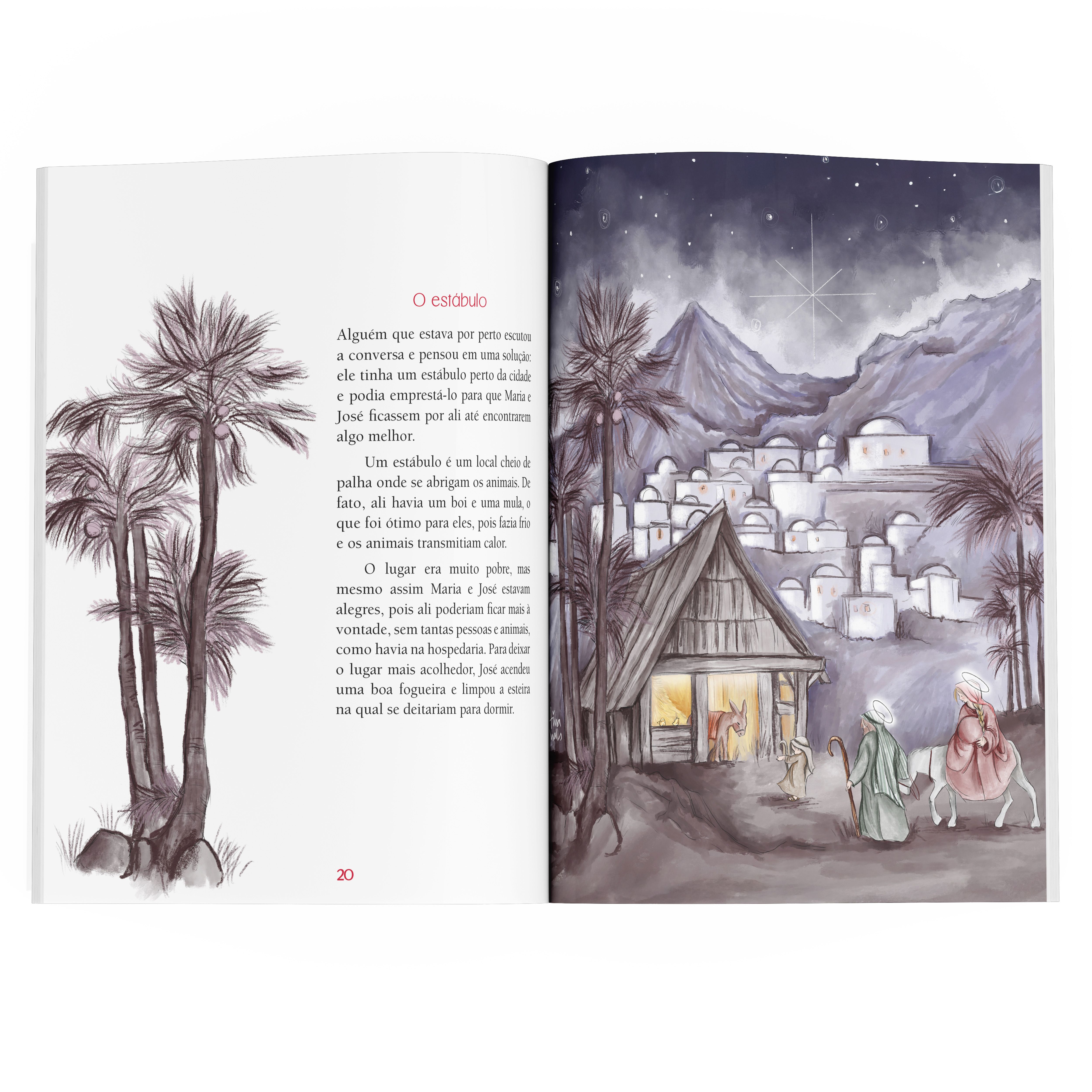 Livro A história do Natal — Capa dura