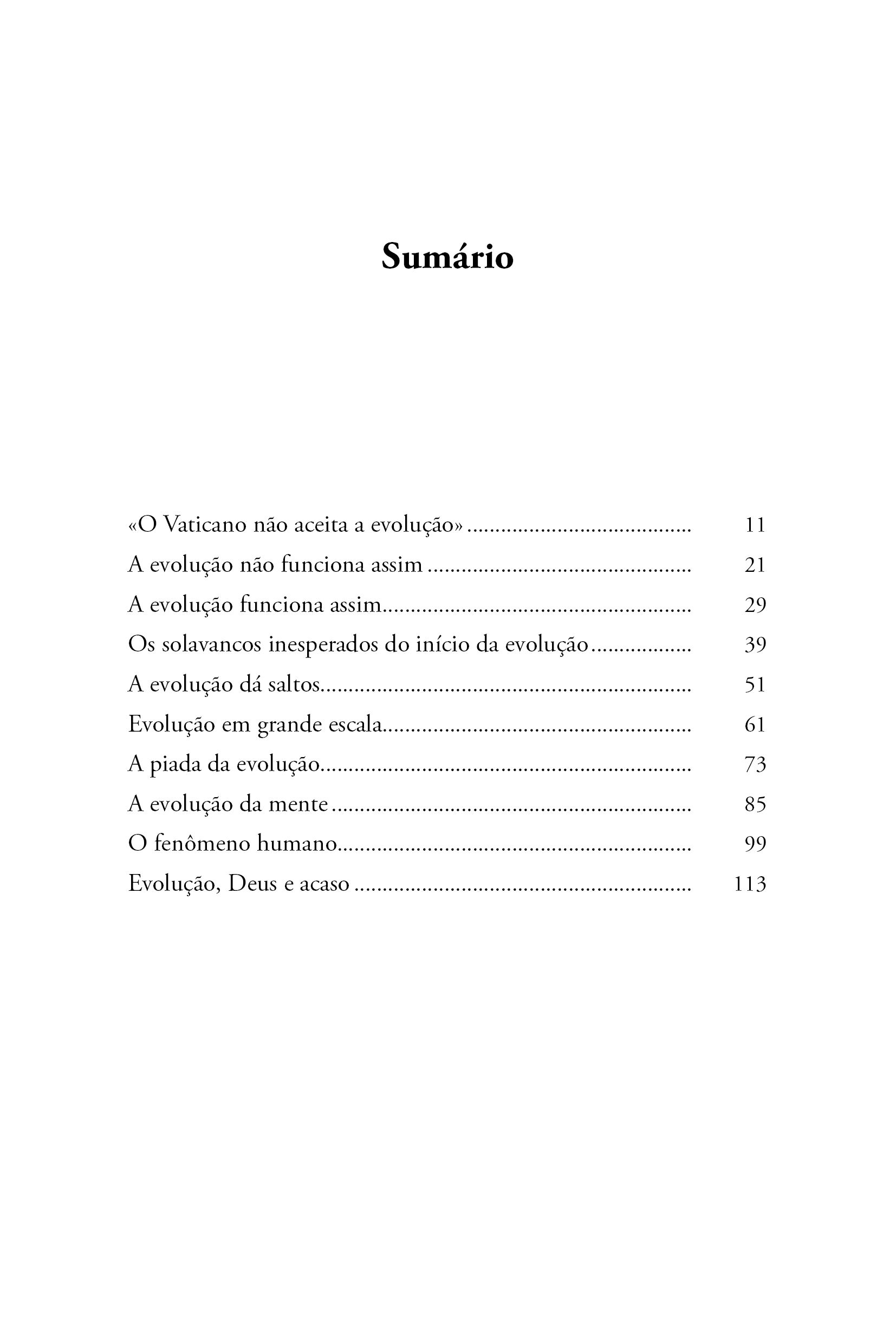 Livro A evolução: Para quem tem fé e outros céticos