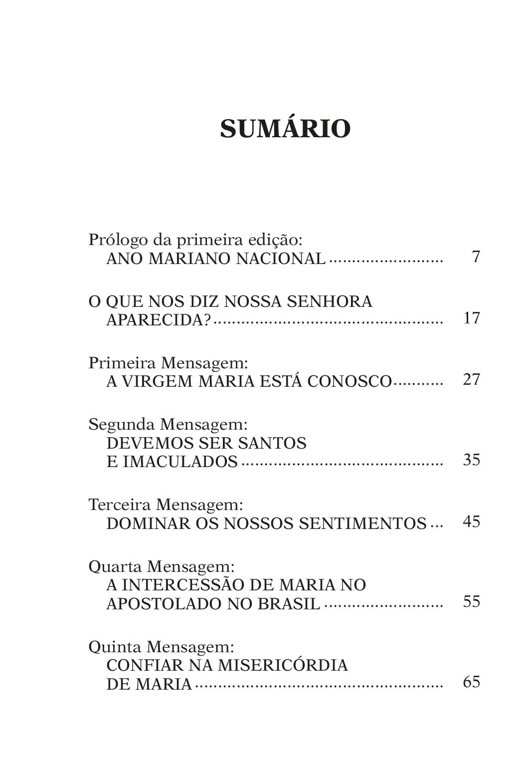 Pocket Mensagens de Nossa Senhora Aparecida — Coleção Vida Interior
