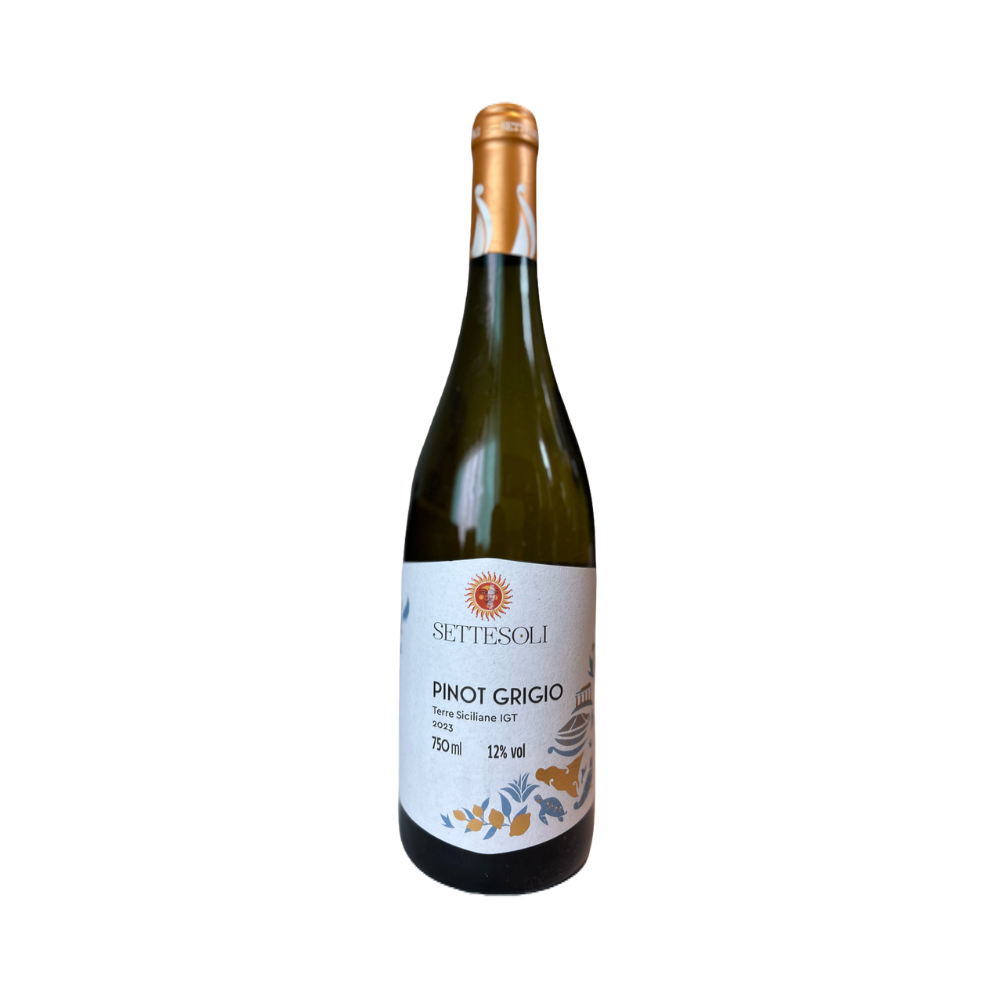 Vinho Italiano Settesoli Pinot Grigio Sicília IGT 2023