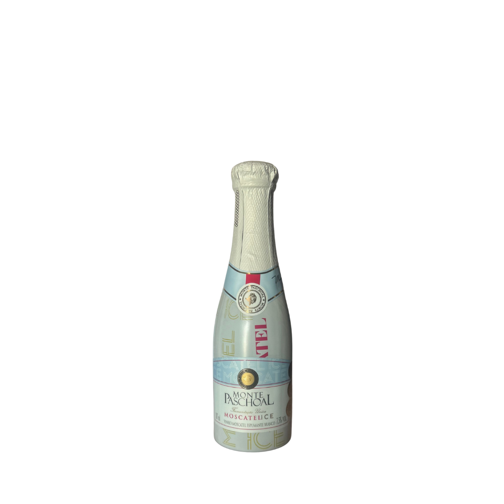 Espumante Brasileiro Monte Paschoal Moscatel Branco ICE Demi Sec 187mL