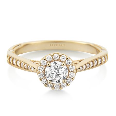 Destaque para Anel de Noivado Gran Amore Mio ouro 18k com design sofisticado e acabamento elegante