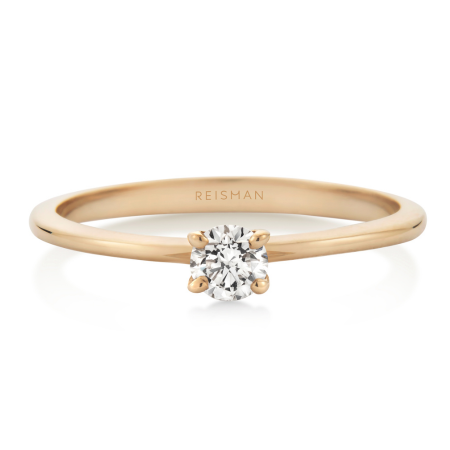 Anel de Noivado Trancoso ouro rose 18k