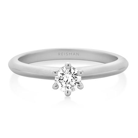 Anel de Noivado Marry Me 20 a 30 pts ouro branco 18k