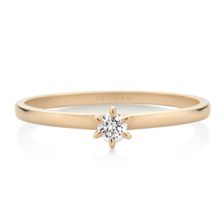 Imagem do Produto Anel de Noivado New Star ouro rose 18k 