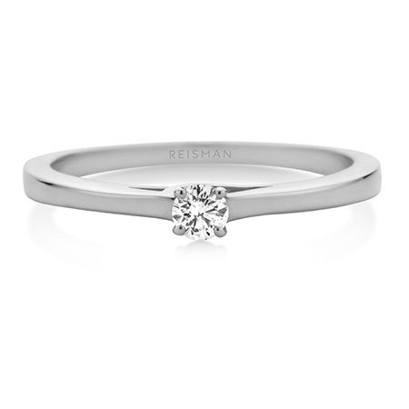 Imagem do Produto Anel de Noivado Love ouro branco 18k 